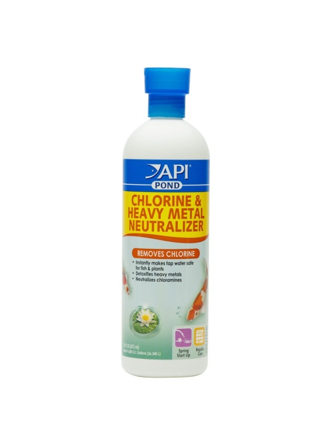 API Pond Chlorine And Heavy Metal Neutralizer 16oz